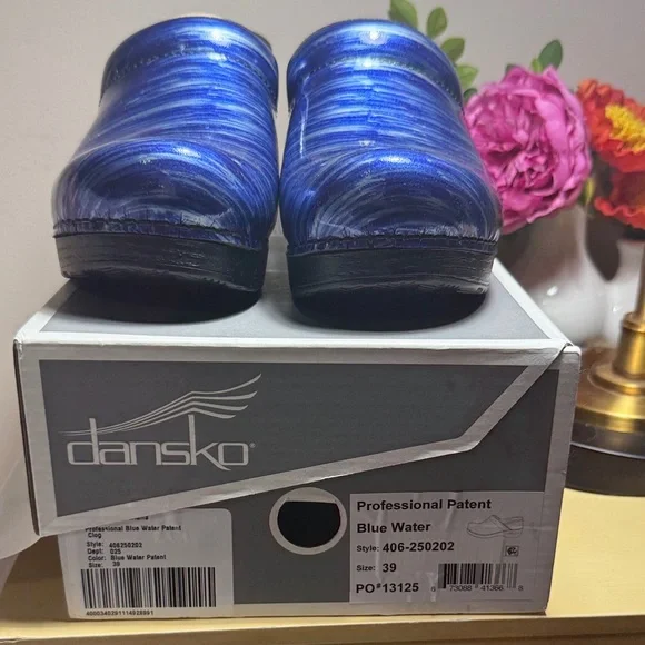 Dansko Blue Professional Clogs - Picture 2 of 13